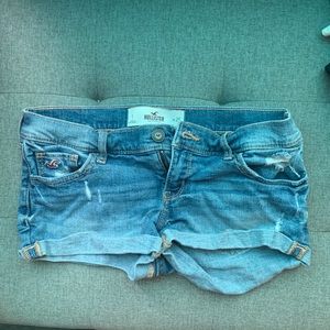 hollister jean shorts